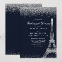 Paris Eiffel Tower Silver Sparkle Rehearsal