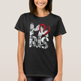 Paris Eiffel Tower Symbol Of Dear France Souvenir  T-Shirt