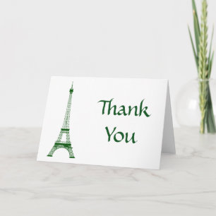 Paris Eiffel Tower Thank You
