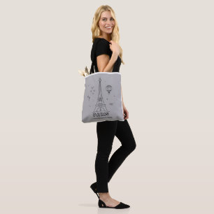 Paris Eiffel Tower Tote Bag