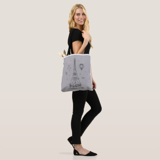 Paris Eiffel Tower Tote Bag
