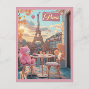 Paris - Eiffel Tower Travel  Postcard