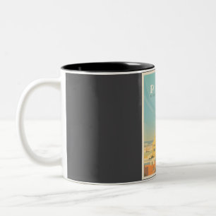 Paris Eiffel Tower Travel  Two-Tone Coffee Mug