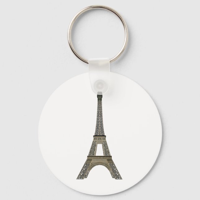 Paris: Eiffel Tower: Vector Drawing: Keychain (Front)