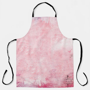 Paris eiffel tower vintage pigeons apron