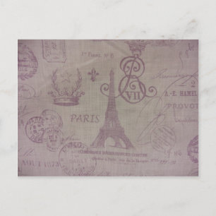 Paris -- Eiffle Tower Postcard