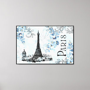 Paris en toile bleue