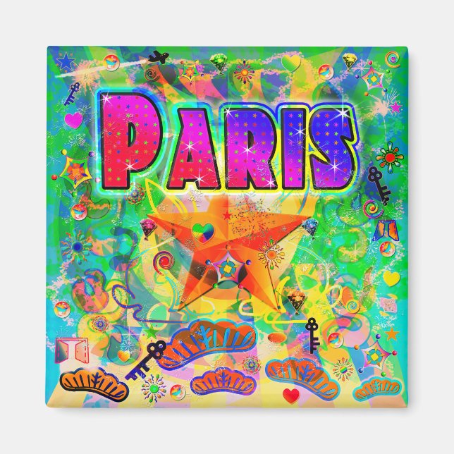 Paris Epoch Hour Magnet (Front)