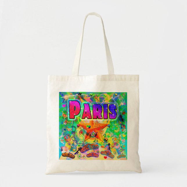 Paris Epoch Hour Tote Bag (Front)