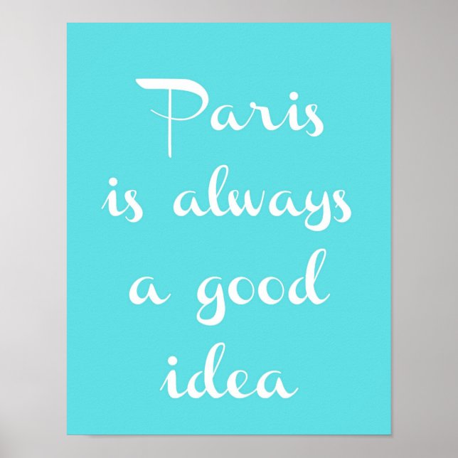 Paris Est Toujours Une Bonne Affiche D'Idée (Devant)
