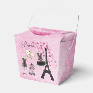 Paris Fashion Eiffel Tower Favor Box