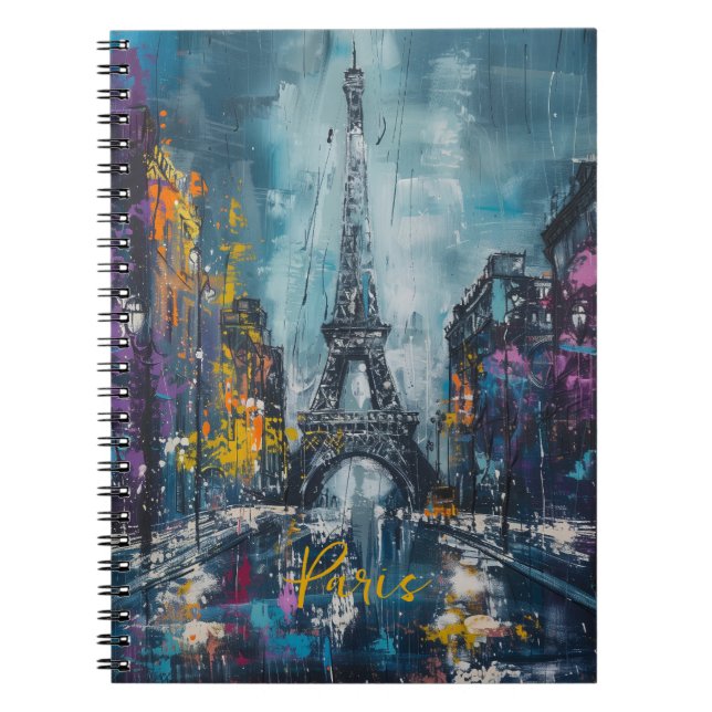 Paris Fashion Night Notebook (Front)