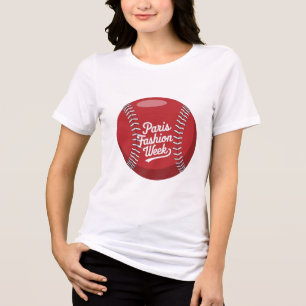 Paris Fashion Week Baseball Tri-Blend Shirt