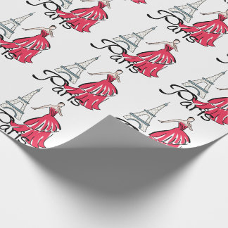 Paris Fashion Wrapping Paper