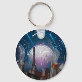 Paris Fireworks Keychain