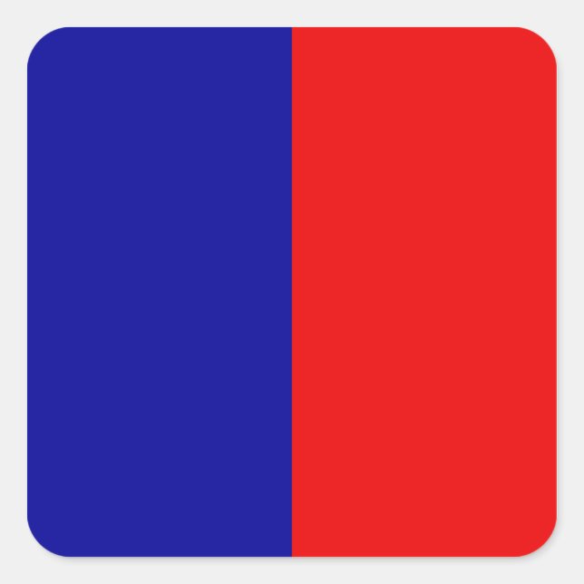 Paris Flag Square Sticker (Front)