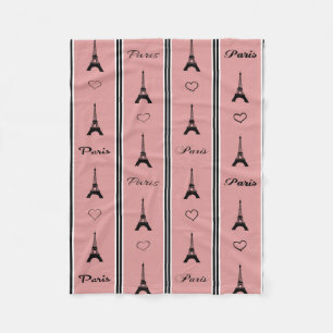 Paris Fleece Blanket