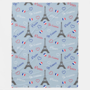 Paris Fleece Blanket