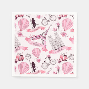 Paris Floral Napkin