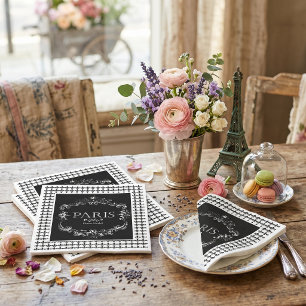Paris flower market   napkins