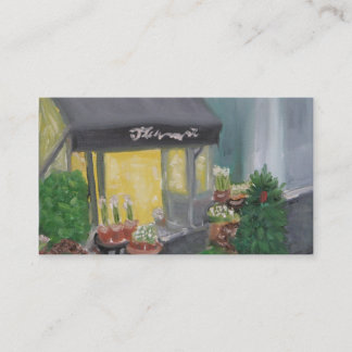 PARIS FLOWER SHOP BUSINESS CARD
