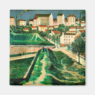 Paris Fortification by C.R.W. Nevinson, 1913 Magnet