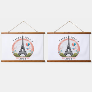 Paris France 2024 Hanging Tapestrys, Eiffel Tower Hanging Tapestry