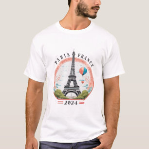 Paris France 2024 Men's T-Shirt, Paris France 2024 T-Shirt