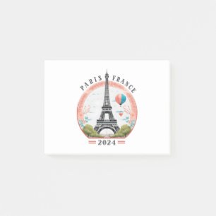 Paris France 2024 Post-it Notes, Tour Eiffel