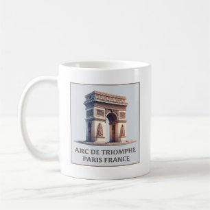 Paris France Arc de Triomphe Coffee Mug