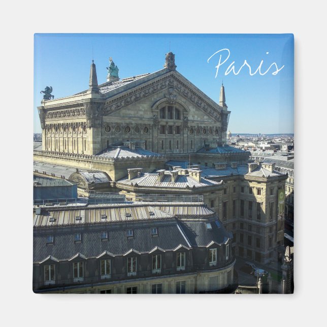 Paris France Architecture French Cityscape Magnet (Front)