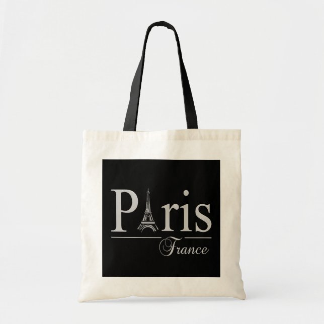 Paris France bag - choose style & colour (Front)