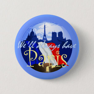 PARIS France Button