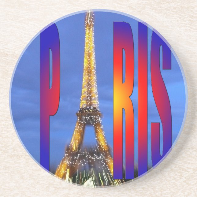 Paris France Coaster (Front)