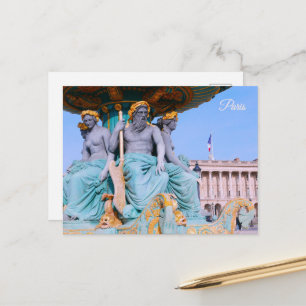 Paris. France. Concorde square Postcard