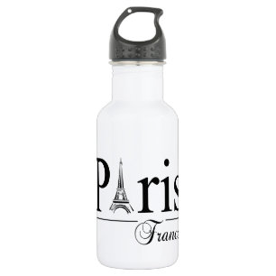 Paris France custom - choose colour 532 Ml Water Bottle