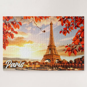 Paris, France   Eiffel Tower Jigsaw Puzzle