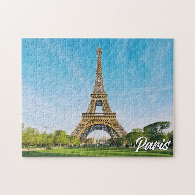 Paris, France | Eiffel Tower Jigsaw Puzzle (Horizontal)