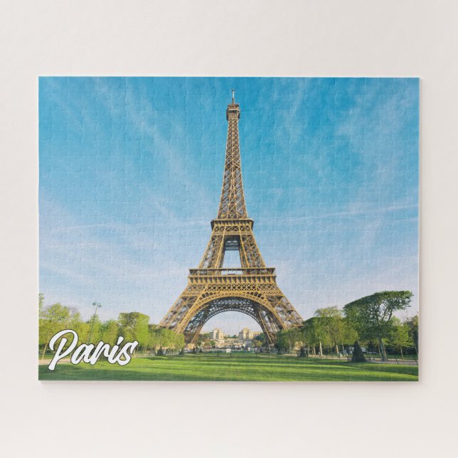 Paris, France | Eiffel Tower Jigsaw Puzzle (Horizontal)