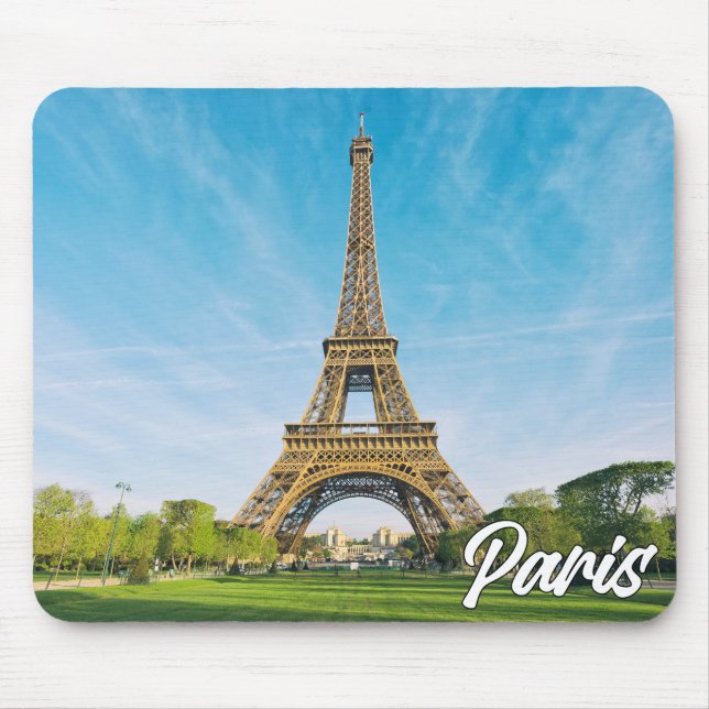 Paris, France | Eiffel Tower Mouse Pad (Front)