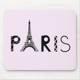 Paris, France Eiffel Tower Mouse Pad