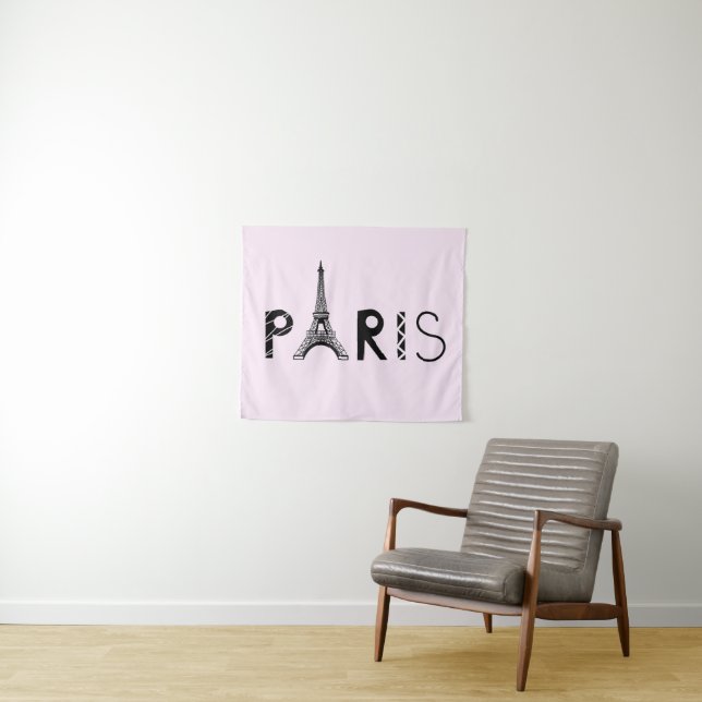 Paris, France | Eiffel Tower Tapestry (In Situ (Horizontal))
