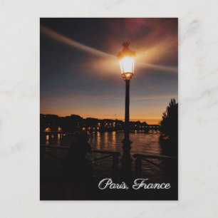 Paris France Eiffel Tower travel postcard