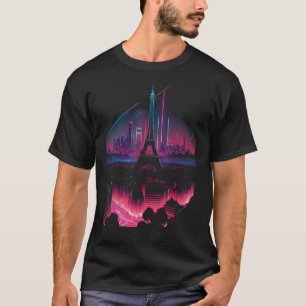 Paris France Eiffel Tower Travel T-Shirt