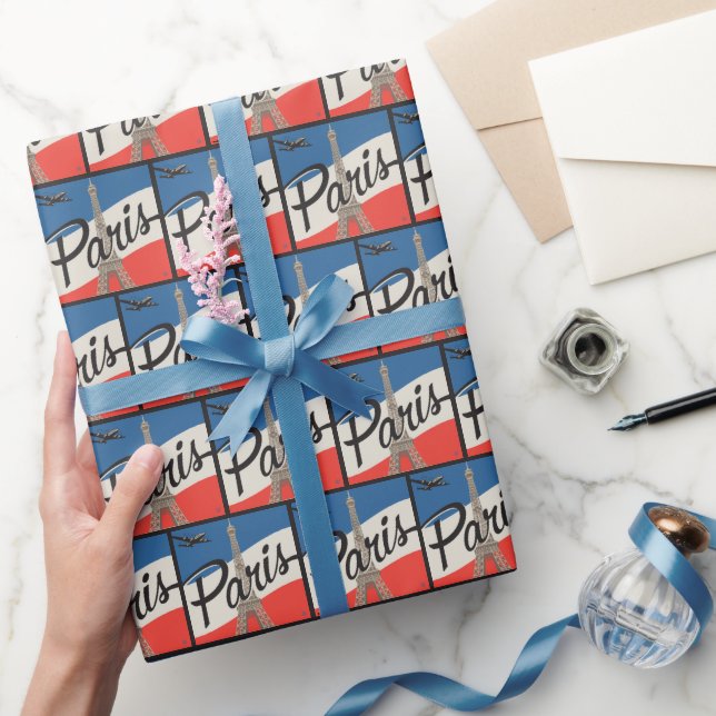 Paris France | Eiffel Tower Wrapping Paper (Gifting)