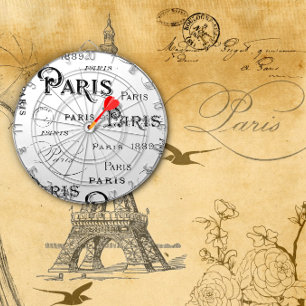 Paris France Gifts and Souvenirs Dartboard