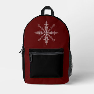 Paris, France Hidden Words and Images  Printed Backpack