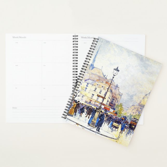 Paris France Impressionism Streets Planner Book (Display)