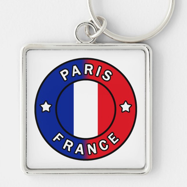 Paris France Keychain (Front)