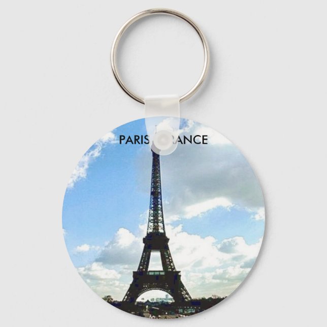 PARIS FRANCE KEYCHAIN (Front)
